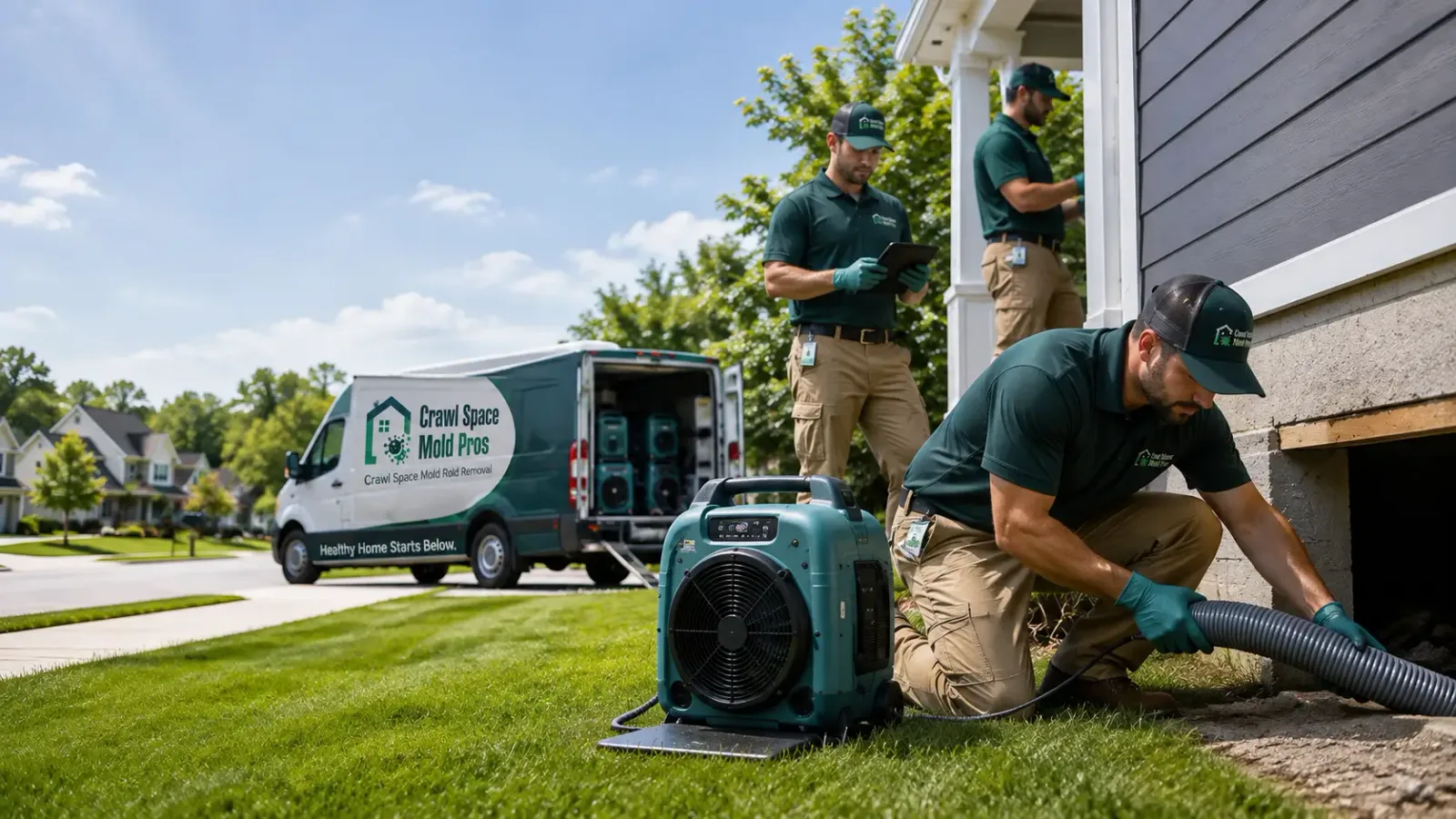 Crawl Space Mold Removal in Baltimore, OH